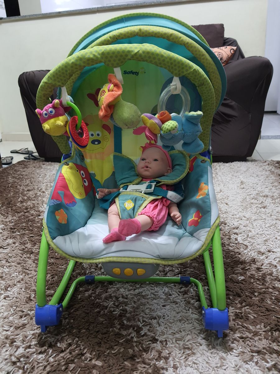 Cadeira de Descanso Bouncer Safety 1st Sunshine Baby com Sistema