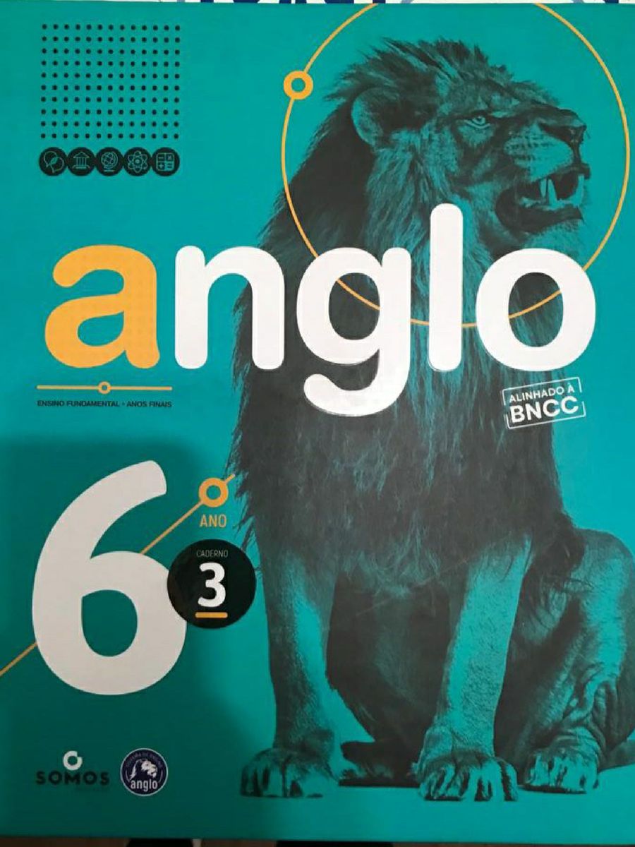 Caderno Anglo 6 Série do Ensino Fundamental 2 | Livro Anglo Nunca Usado ...