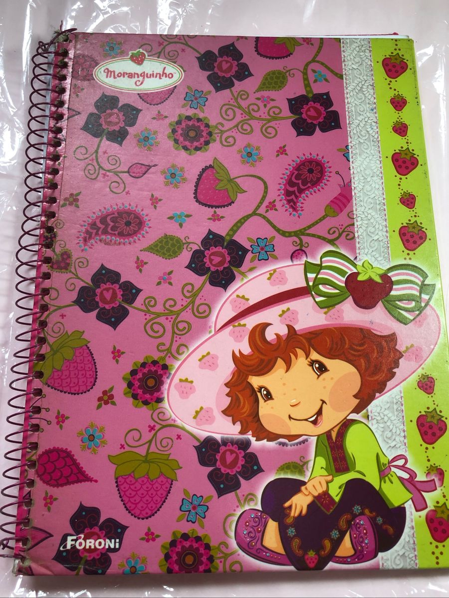 Caderno Antigo Moranguinho | Item de Papelaria Spiral Usado 65650456 ...