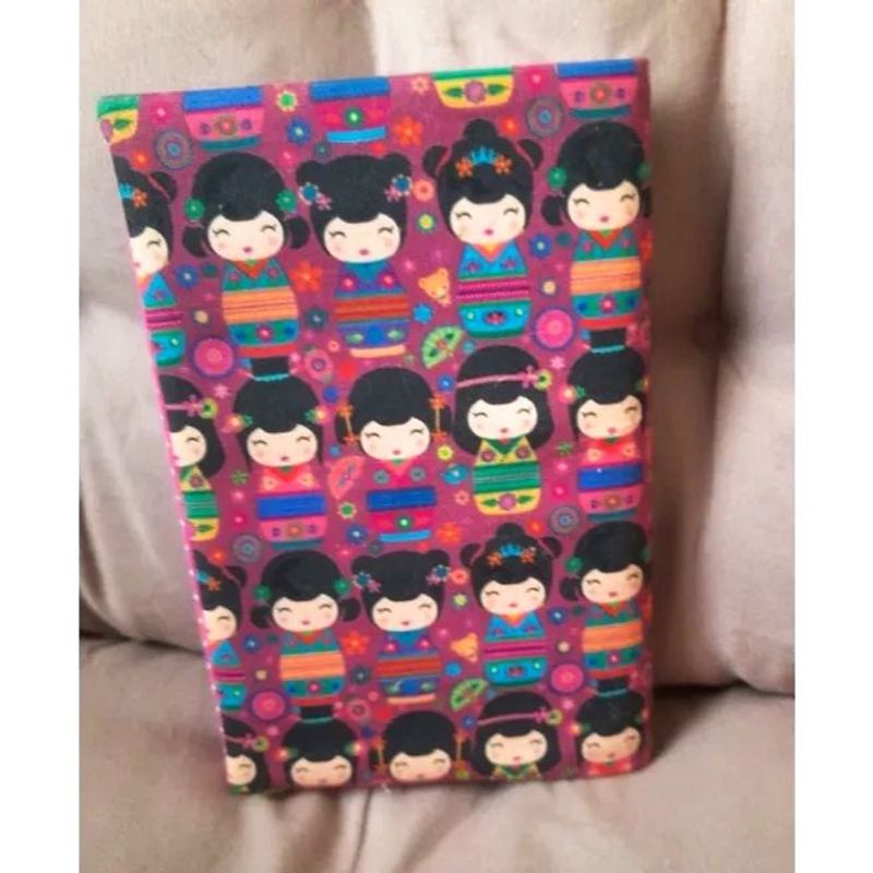 Caderno da boneca de Kawaii Kokeshi