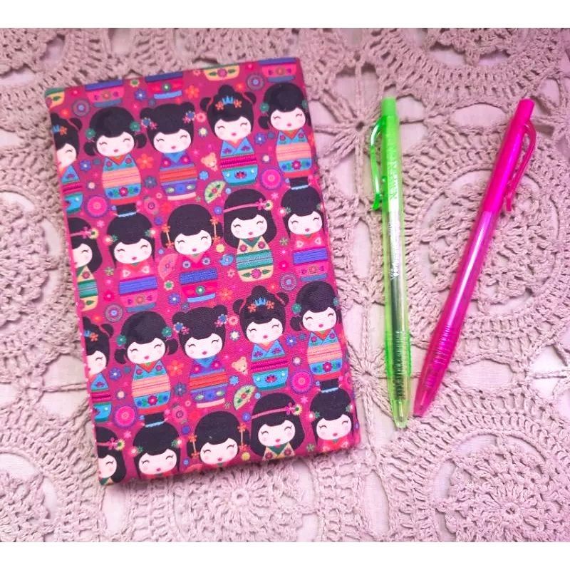 Caderno da boneca de Kawaii Kokeshi