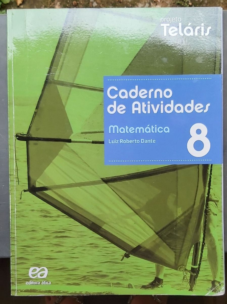 Caderno De Atividade - 8 Ano - Matemática. | Livro Editora ática Usado ...