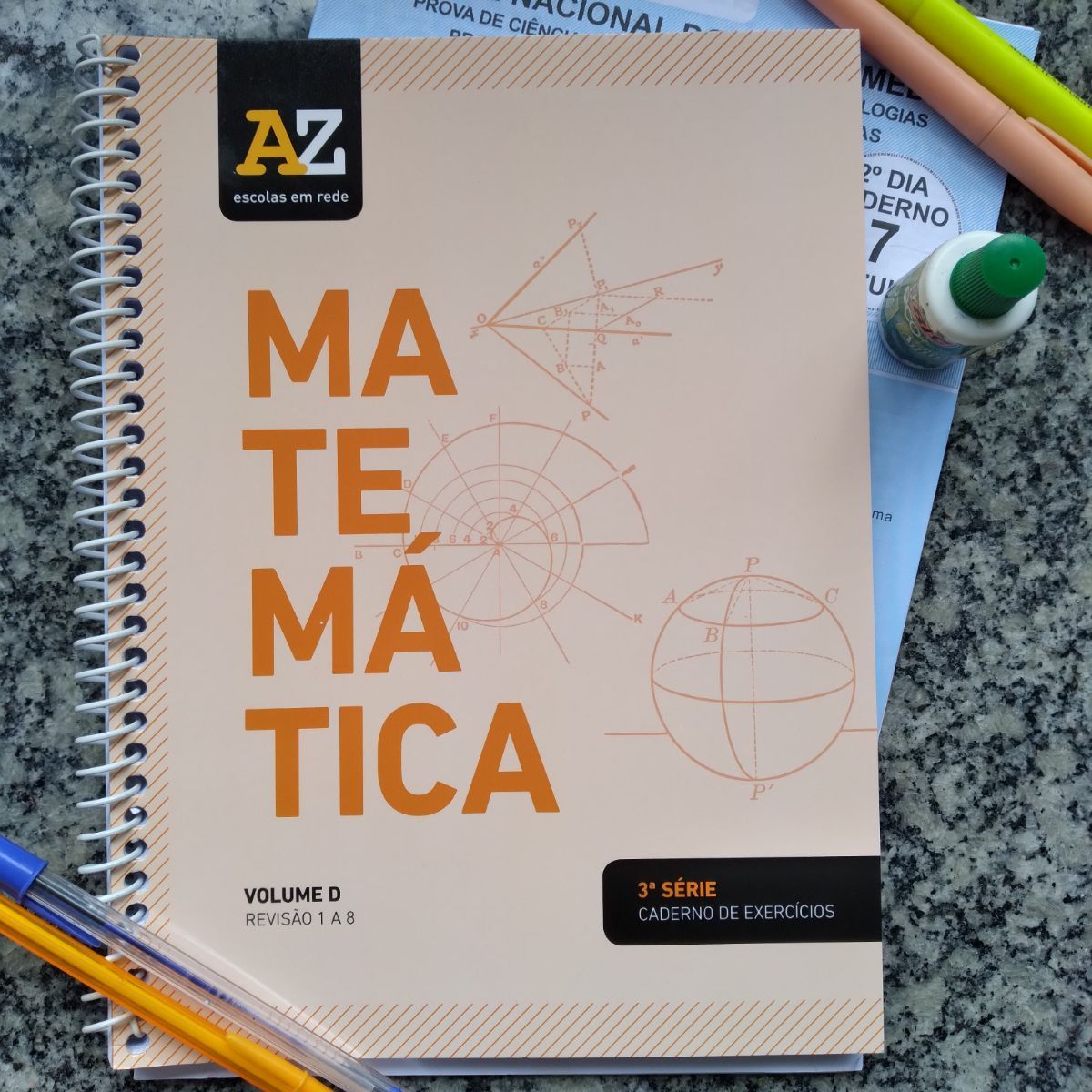 Caderno de Exercícios Matemática - Rede Az | Livro Rede Az Nunca Usado ...
