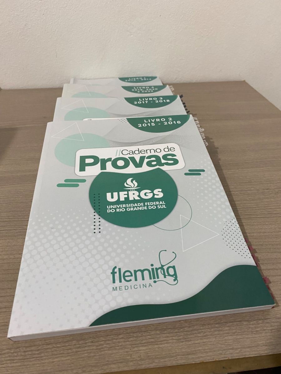 Caderno de Provas- Provas Antigas da Ufrgs Fleming Medicina (acompanha ...