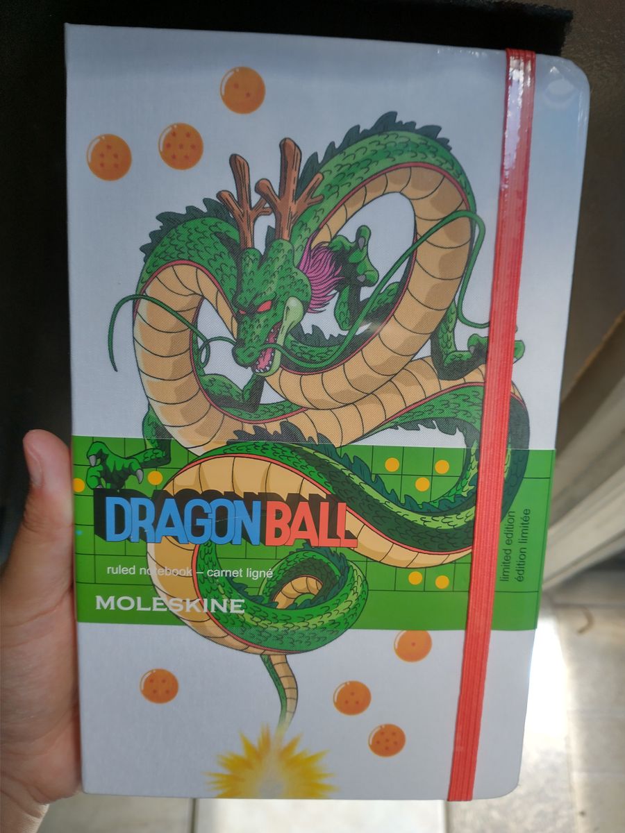 Caderno Moleskine Dragon Ball 240 Páginas Pautado Novo Item de