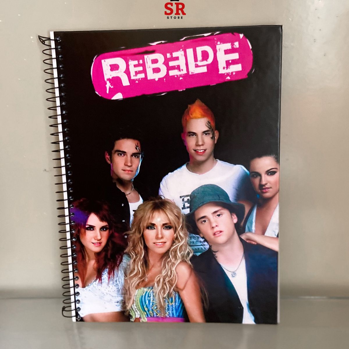 Caderno Personalizado Rbd Rebelde Uma Matéria | Item de Papelaria Nunca ...