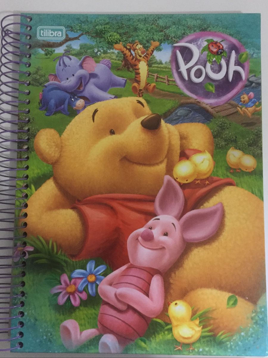 Caderno Universitário Ursinho Pooh | Item de Papelaria Tilibra Nunca ...