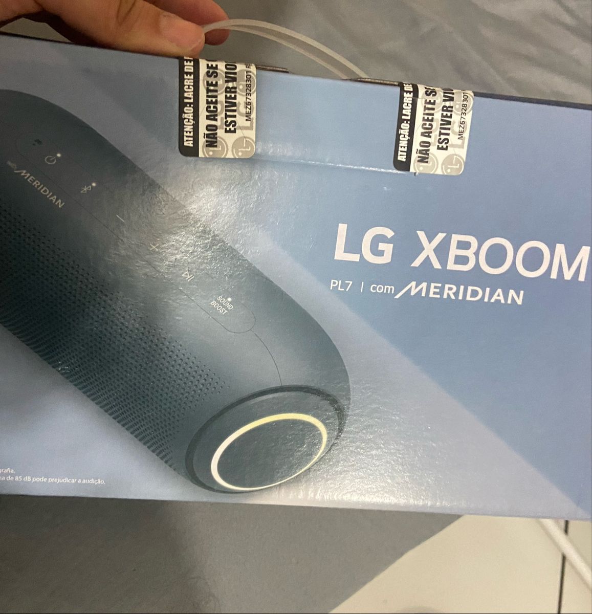 LG XBOOM Go PL7 Bluetooth-luidspreker – 24 Uur Batterij, IP54, Meridian-geluid, Blauw