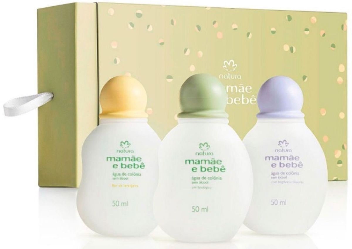 Caixa De Perfume Colonia Mamae Bebe Natura Item Infantil Natura Nunca Usado Enjoei