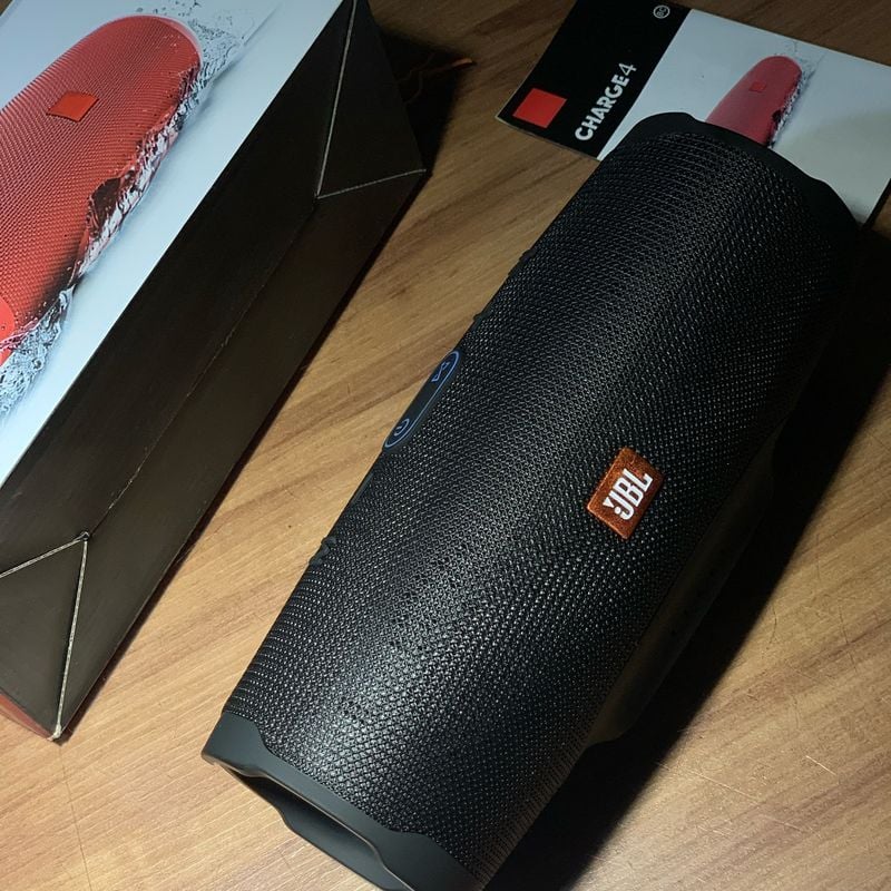 Caixa de Som Jbl Charge 4 Bluetooth Preto | Jbl Nunca Usado
