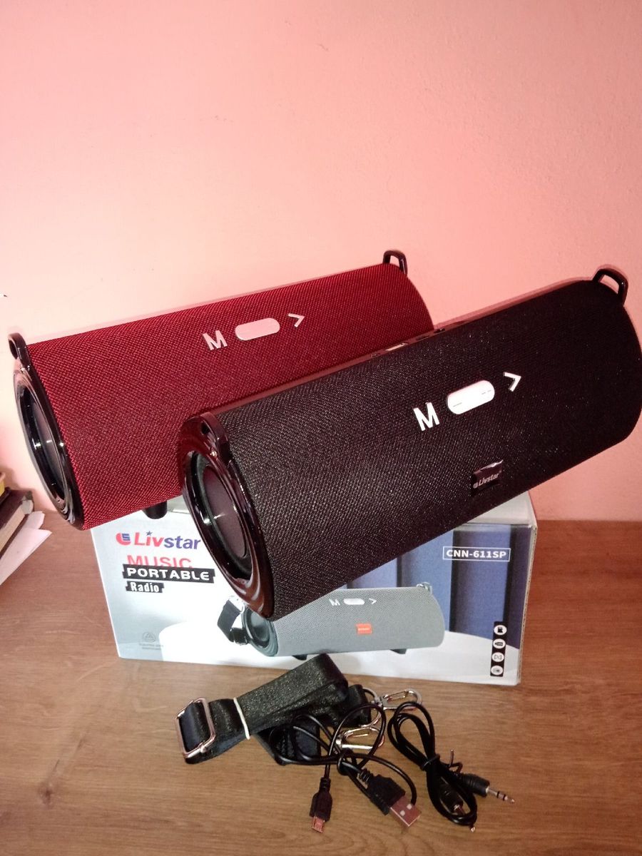 caixa de som portable livstar modelo cnn-611sp R$ 63,00