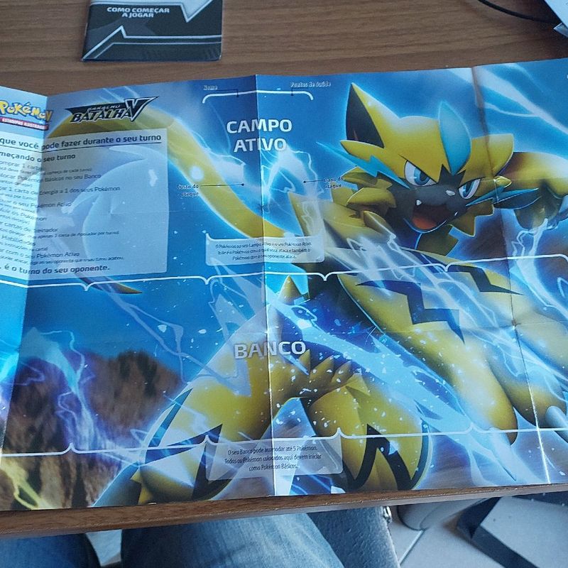 Jogo de Cartas Pokémon - Batalha V - Zeraora V - Copag