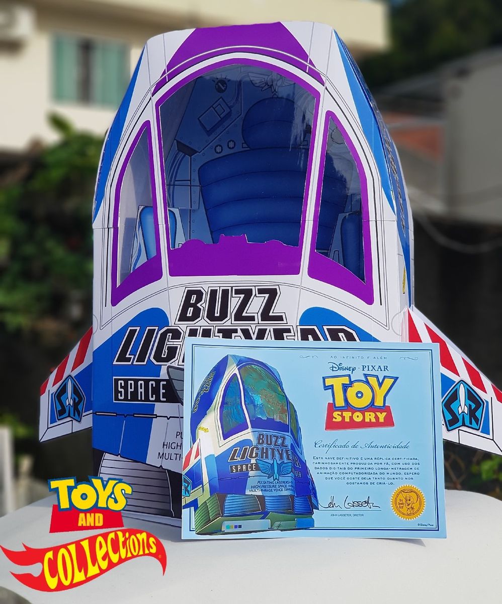 Caixa do Buzz Lightyear Toy Story Fiel Ao Filme Brinquedo Artesanal