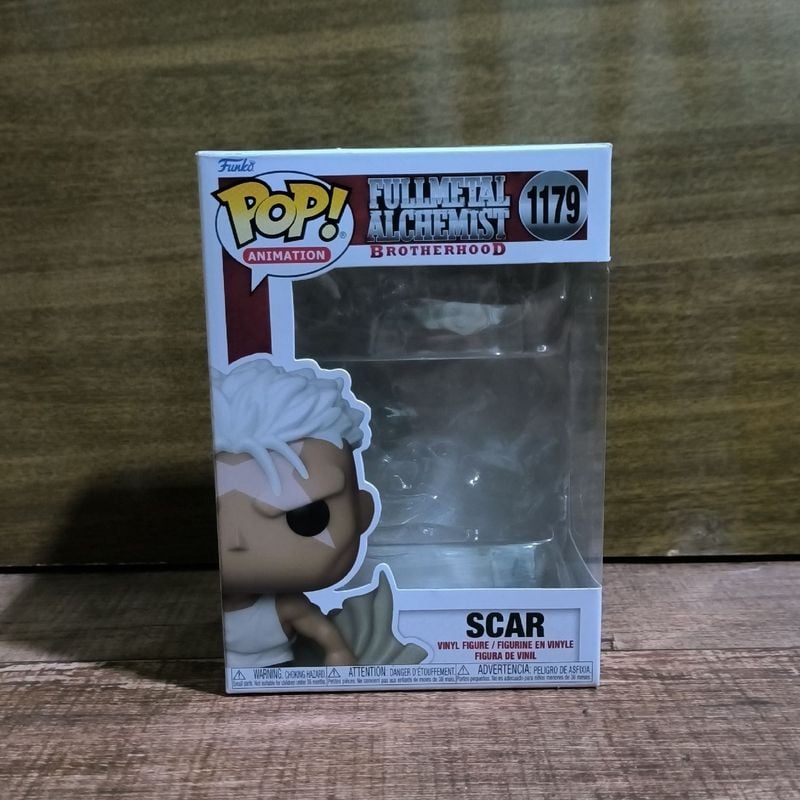 Caixa Funko Pop Vazia Scar 1179 Fullmetal Alchemist Funko