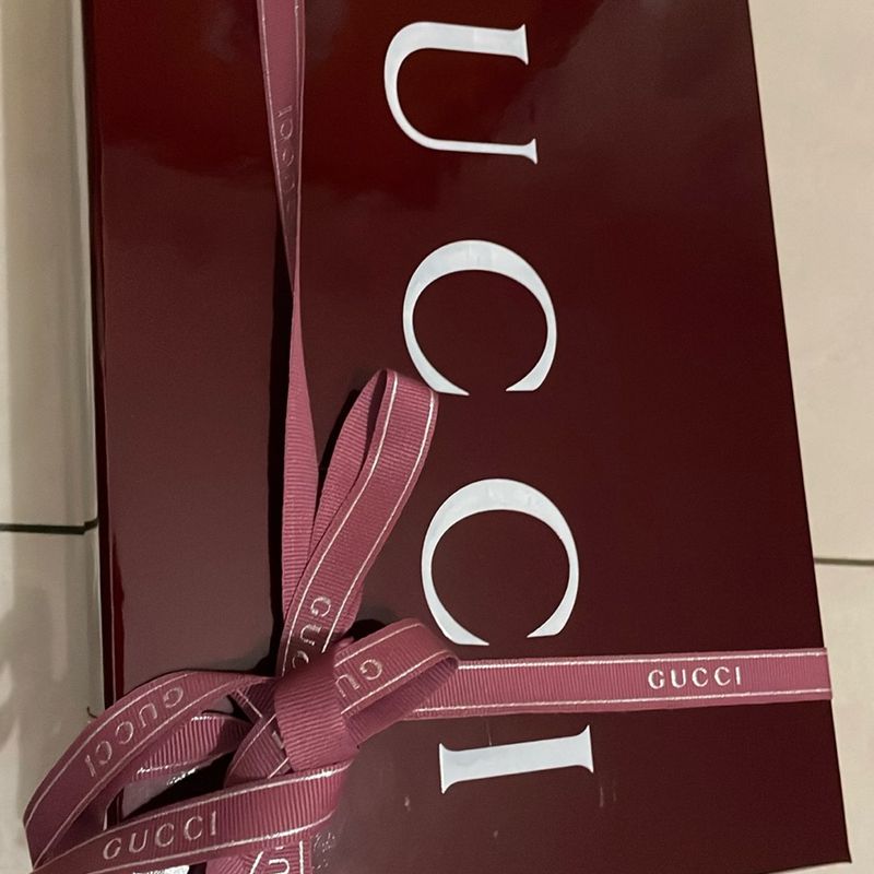 Caixa Gucci Tamanho 37x21x13,5cm | Gucci Nunca Usado 110339469