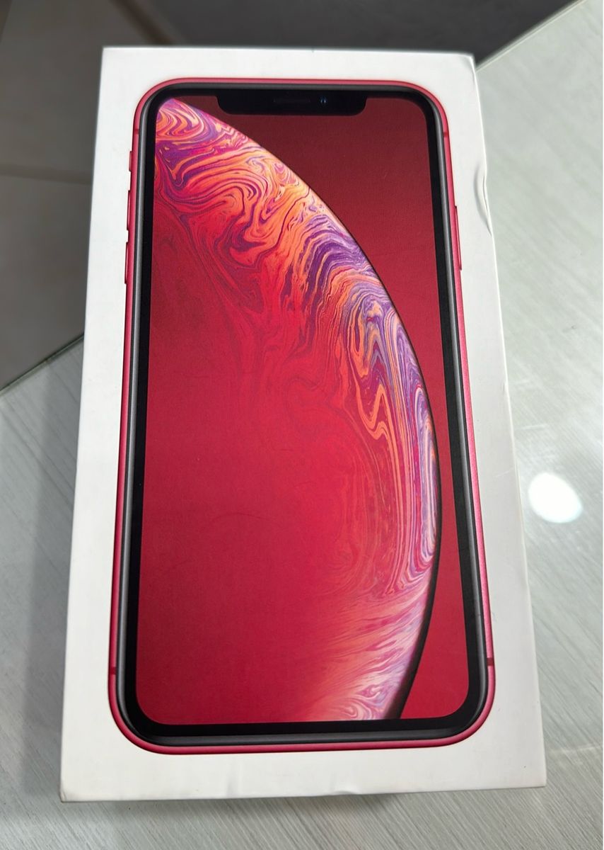Caixa Iphone Xr Red 128gb com Manual | Apple Usado 95799921