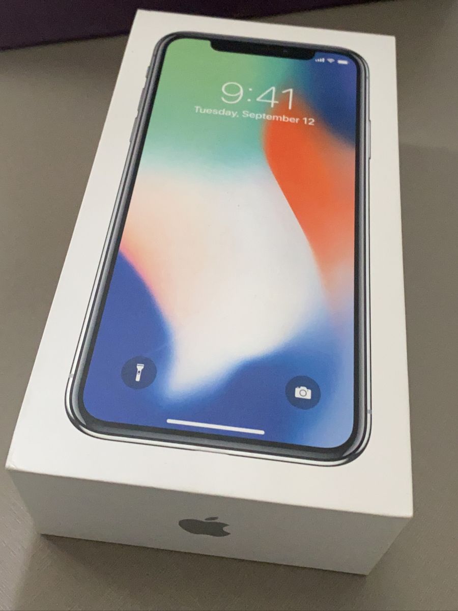 Caixa Original Iphone X 256 Gb | Produto Masculino Apple Usado 39387233 ...