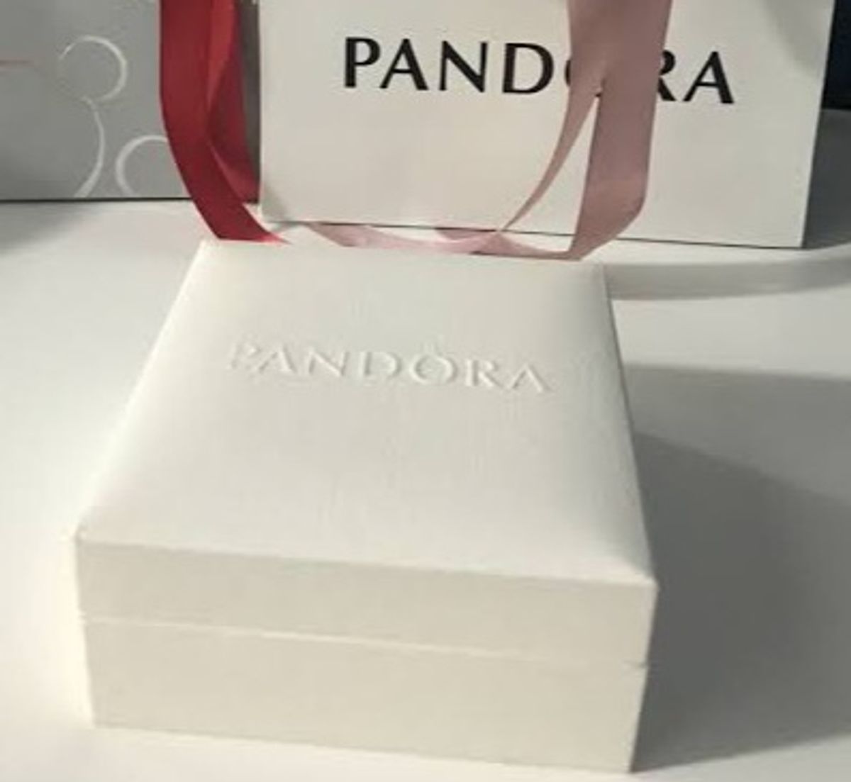 Caixa Pandora Original com Sacola | Jóia Feminina Pandora Nunca Usado ...