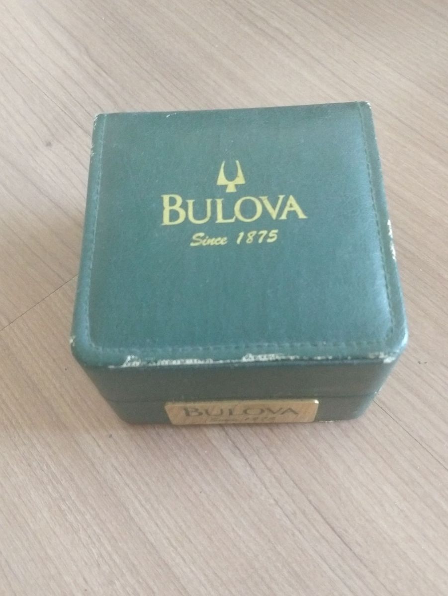 Caixa Relógio Bulova Original | Relógio Masculino Bulova Usado 54661617 ...