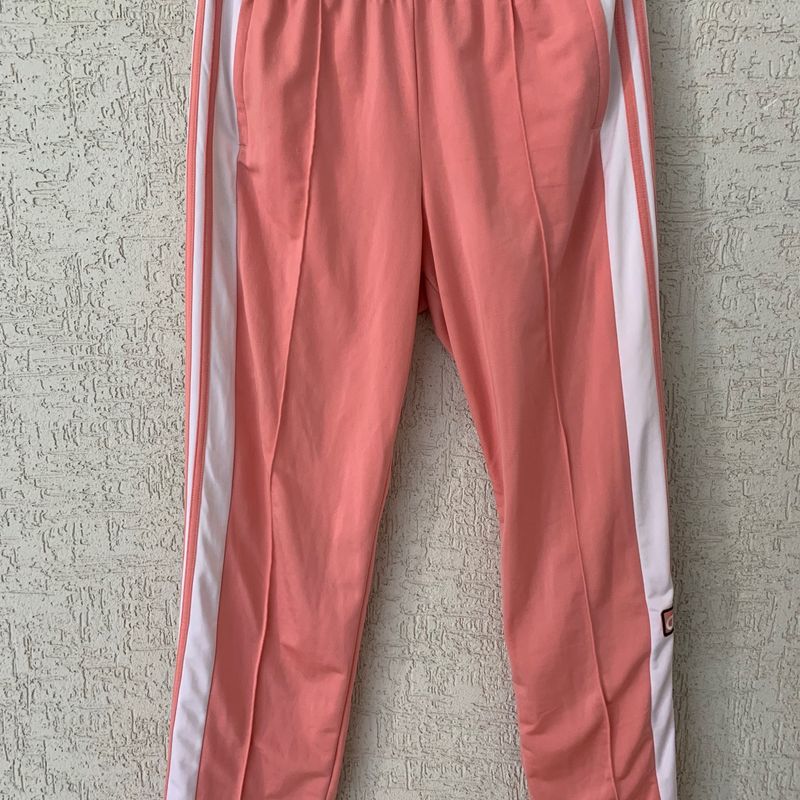 Calça adidas originals reta adibreak rosa sale