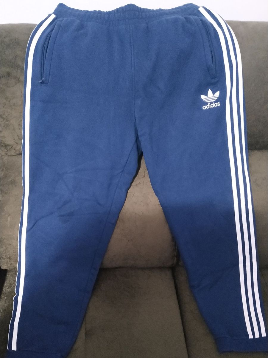 calça adidas azul masculina