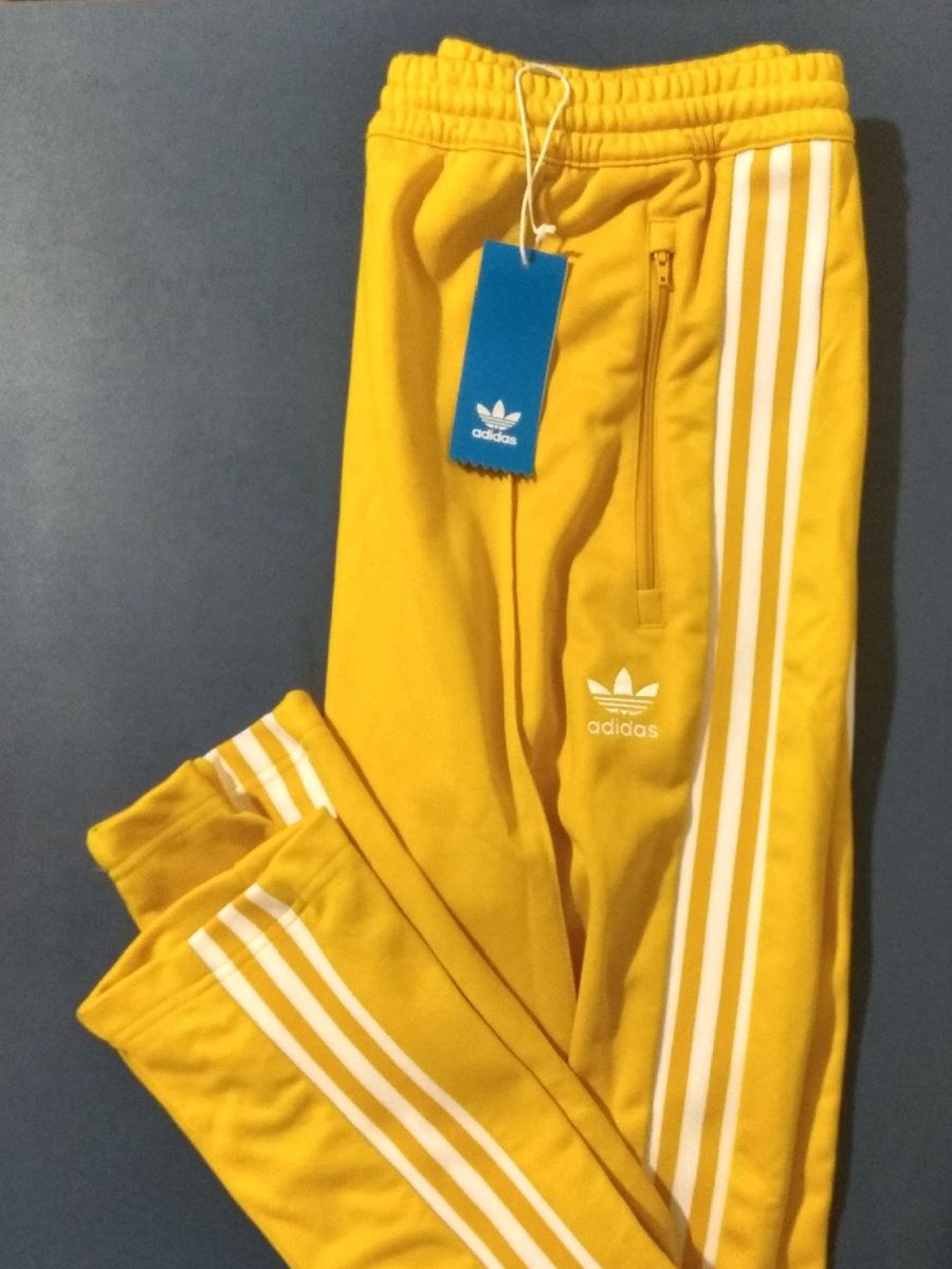 calça amarela adidas