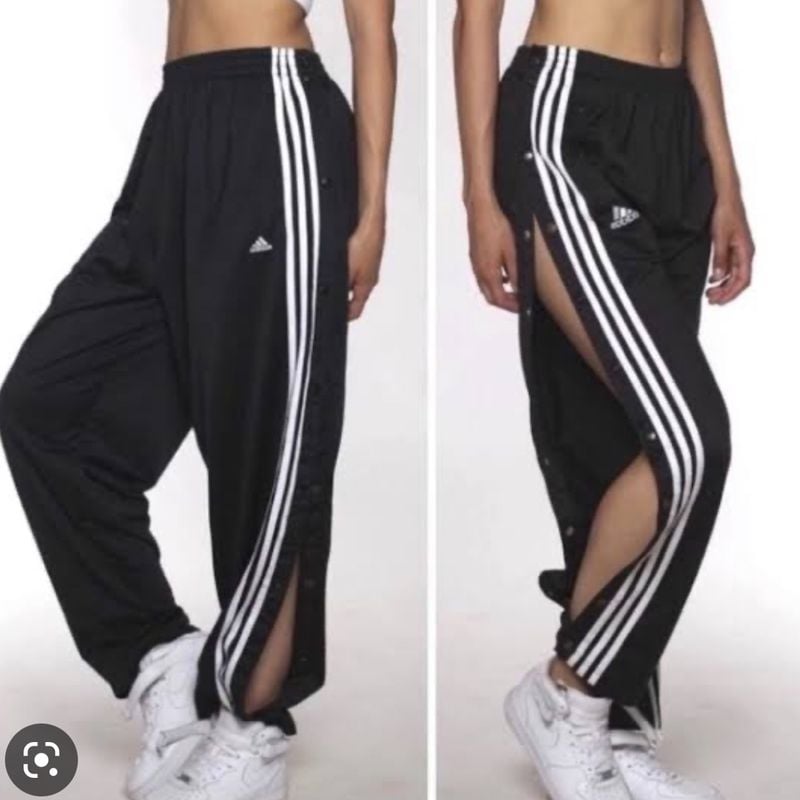 Calça adidas feminina cheap com botões laterais