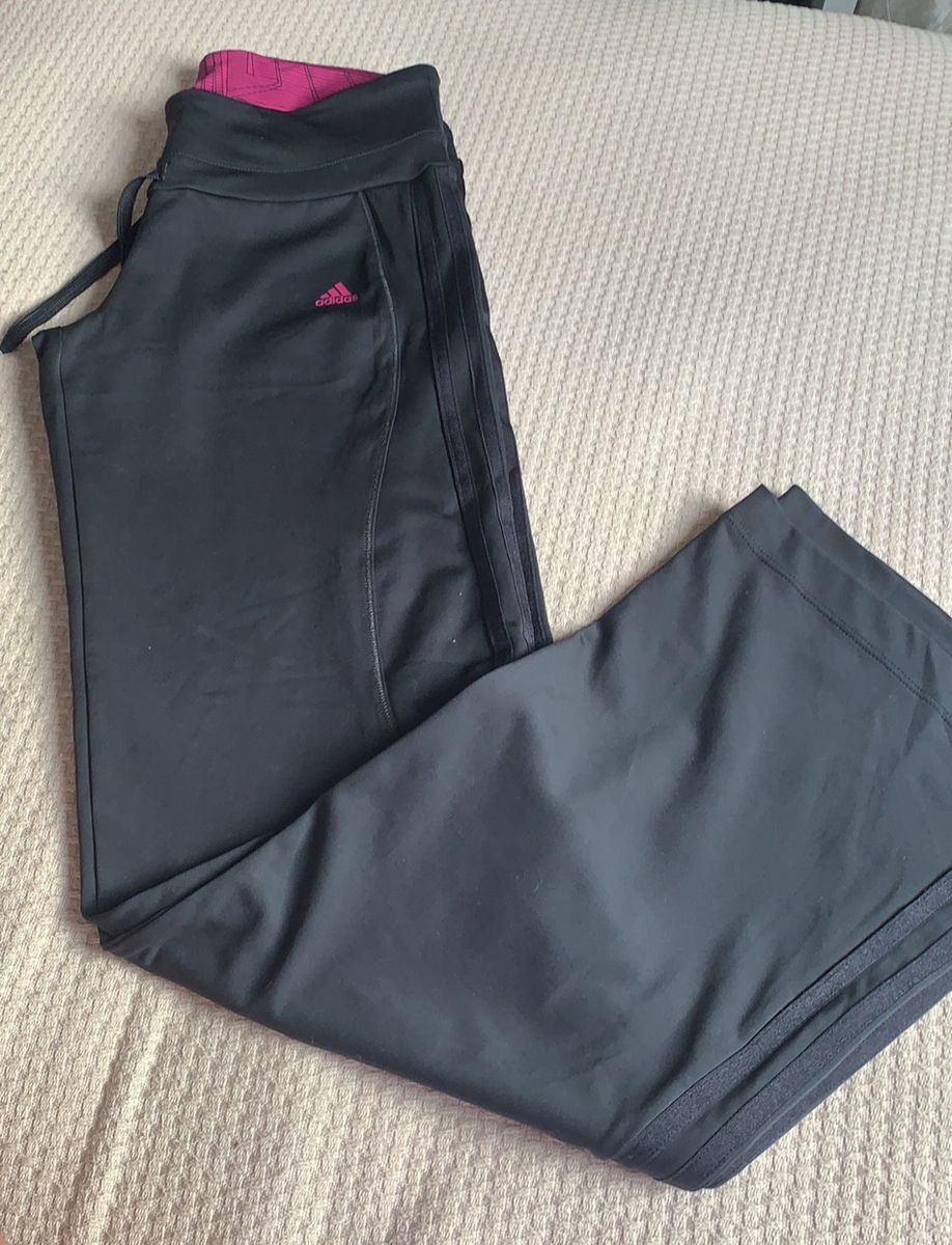 calça flare adidas feminina