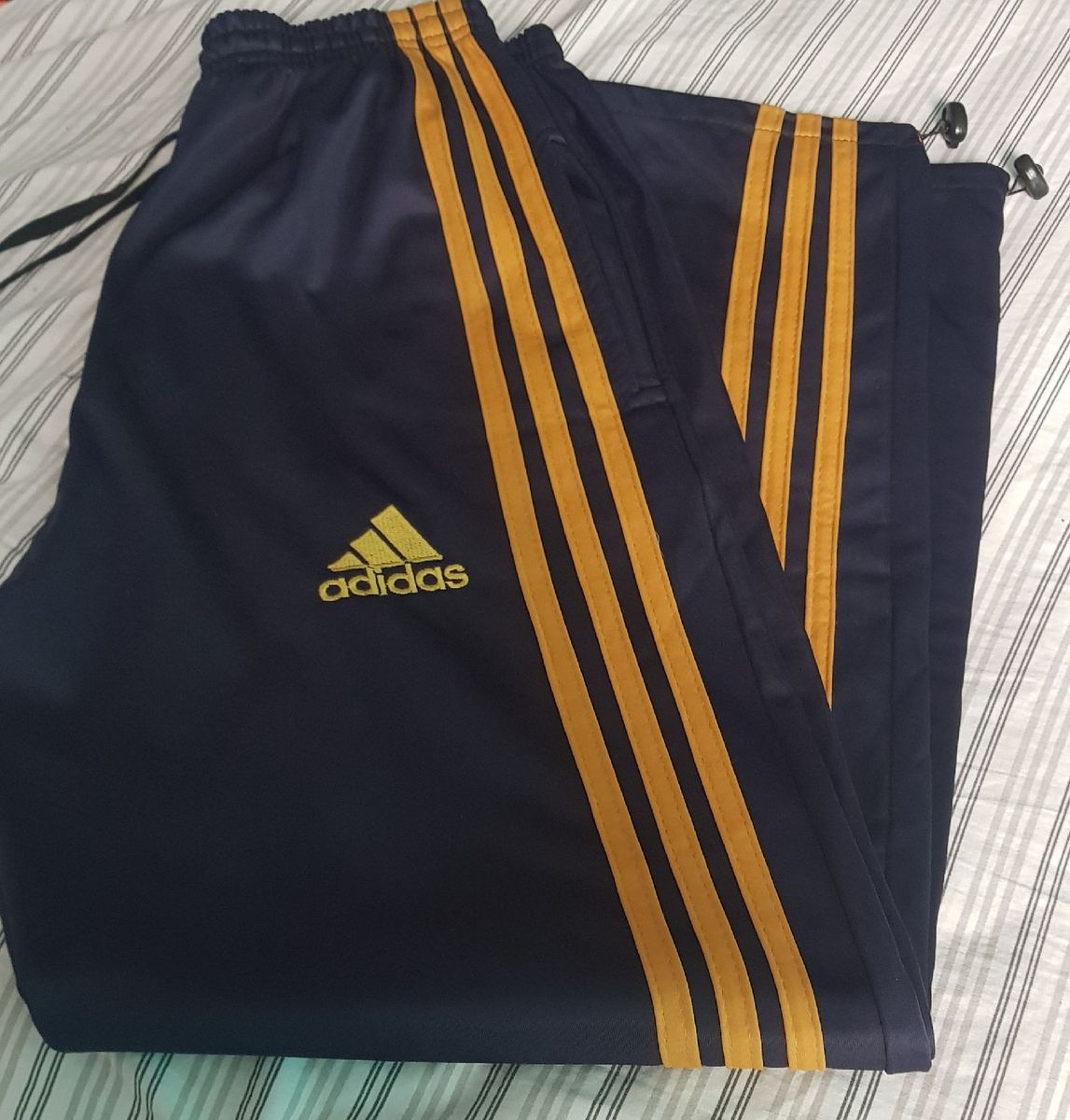 calça adidas azul masculina
