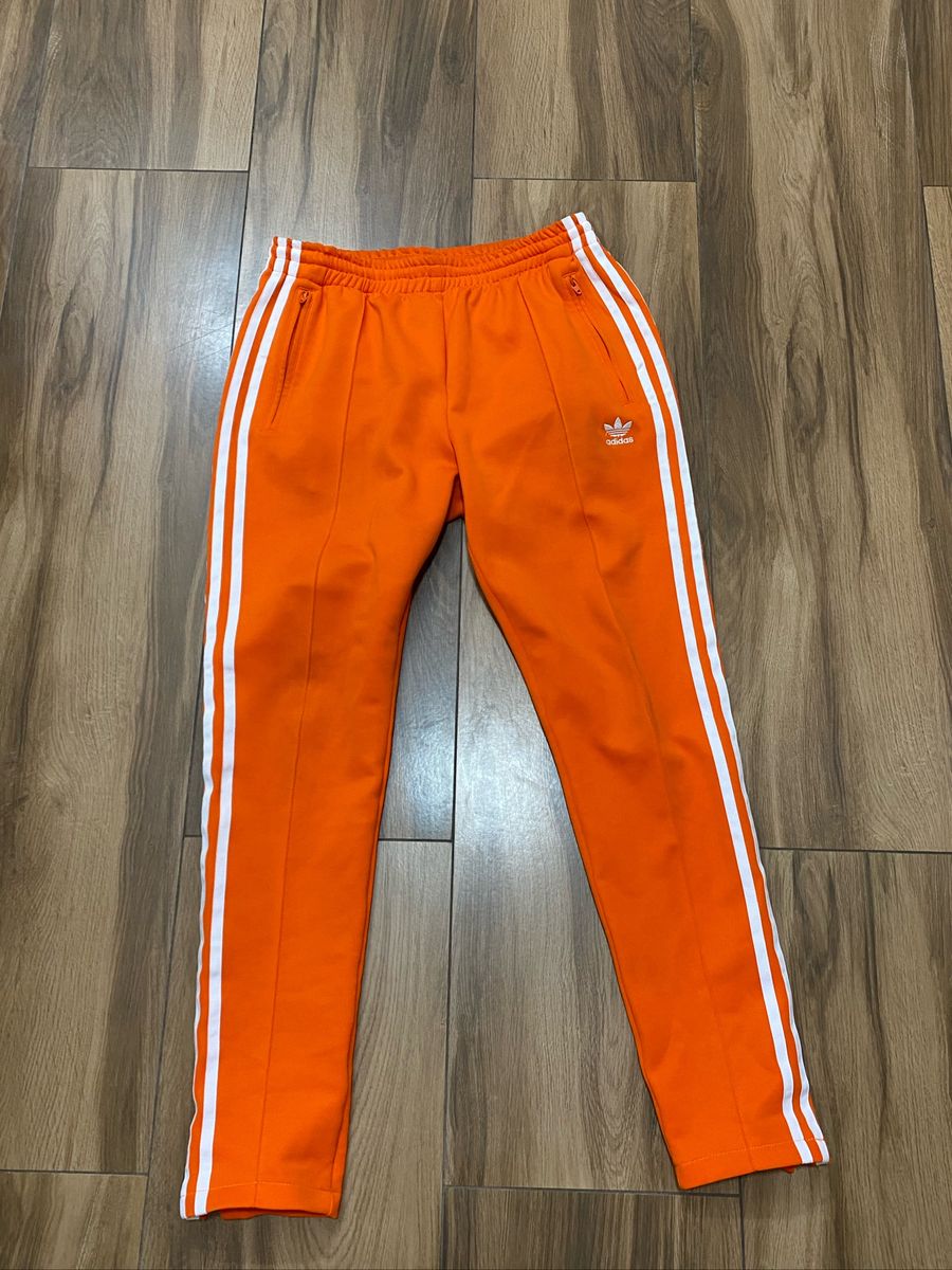 Calça hot sale adidas laranja