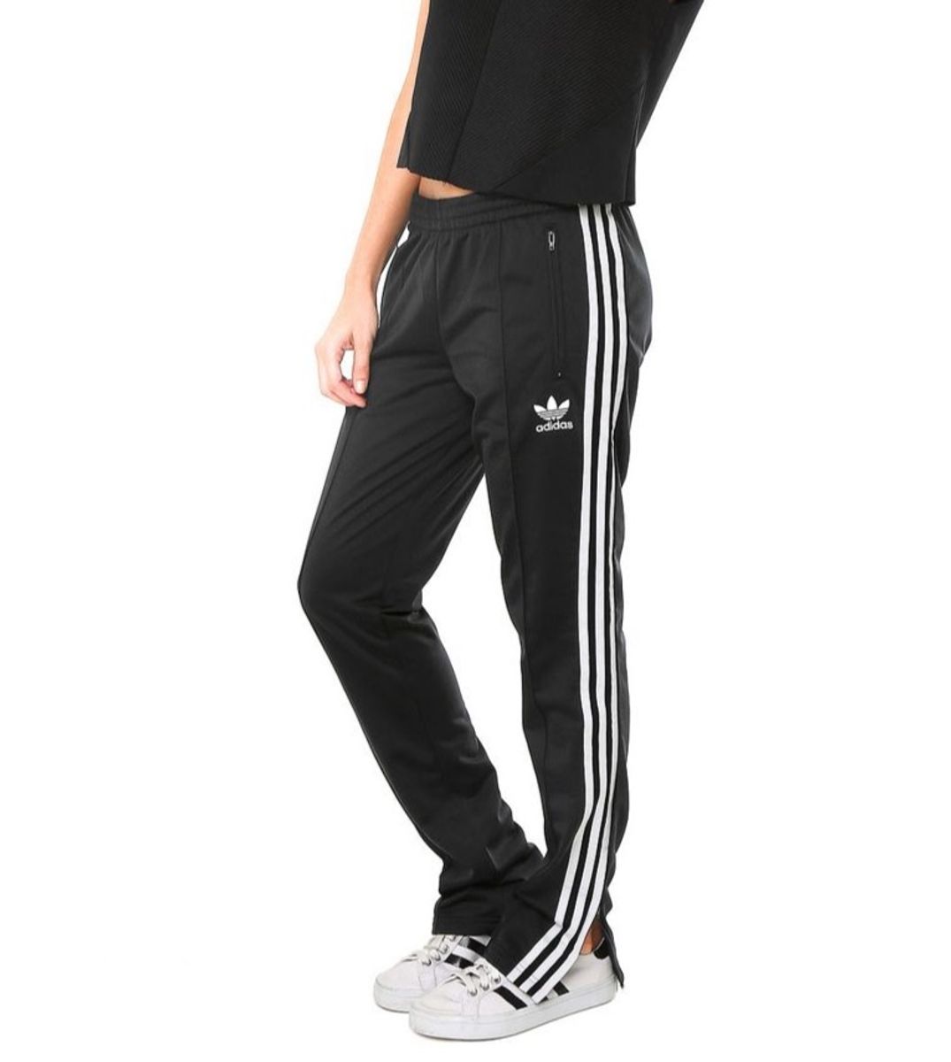 calça adidas feminina com ziper na perna