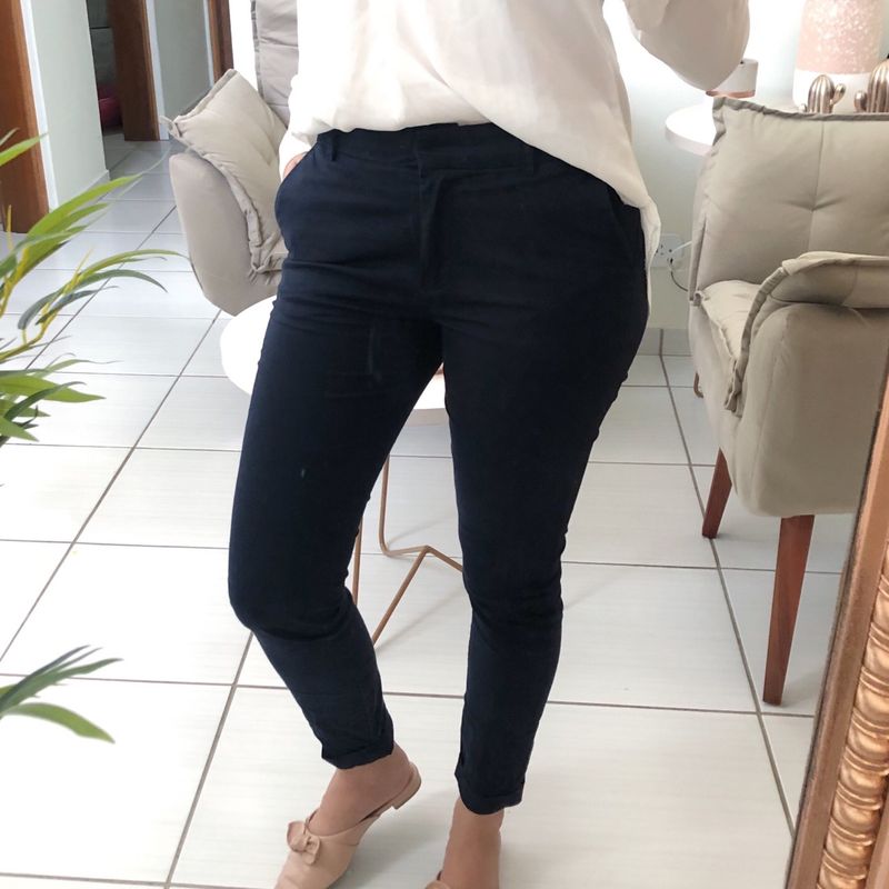 Calça alfaiataria hot sale cortelle