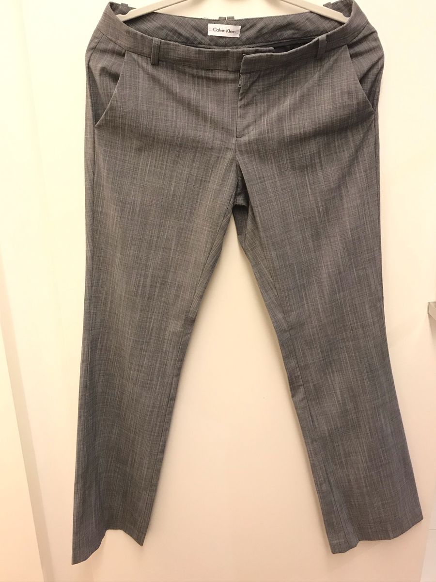 calça alfaiataria calvin klein