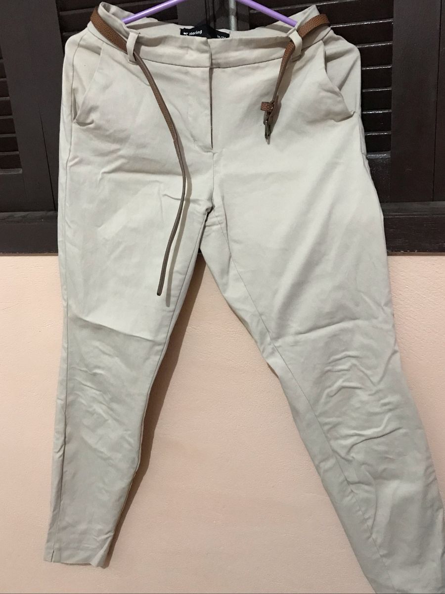 calça alfaiataria hering