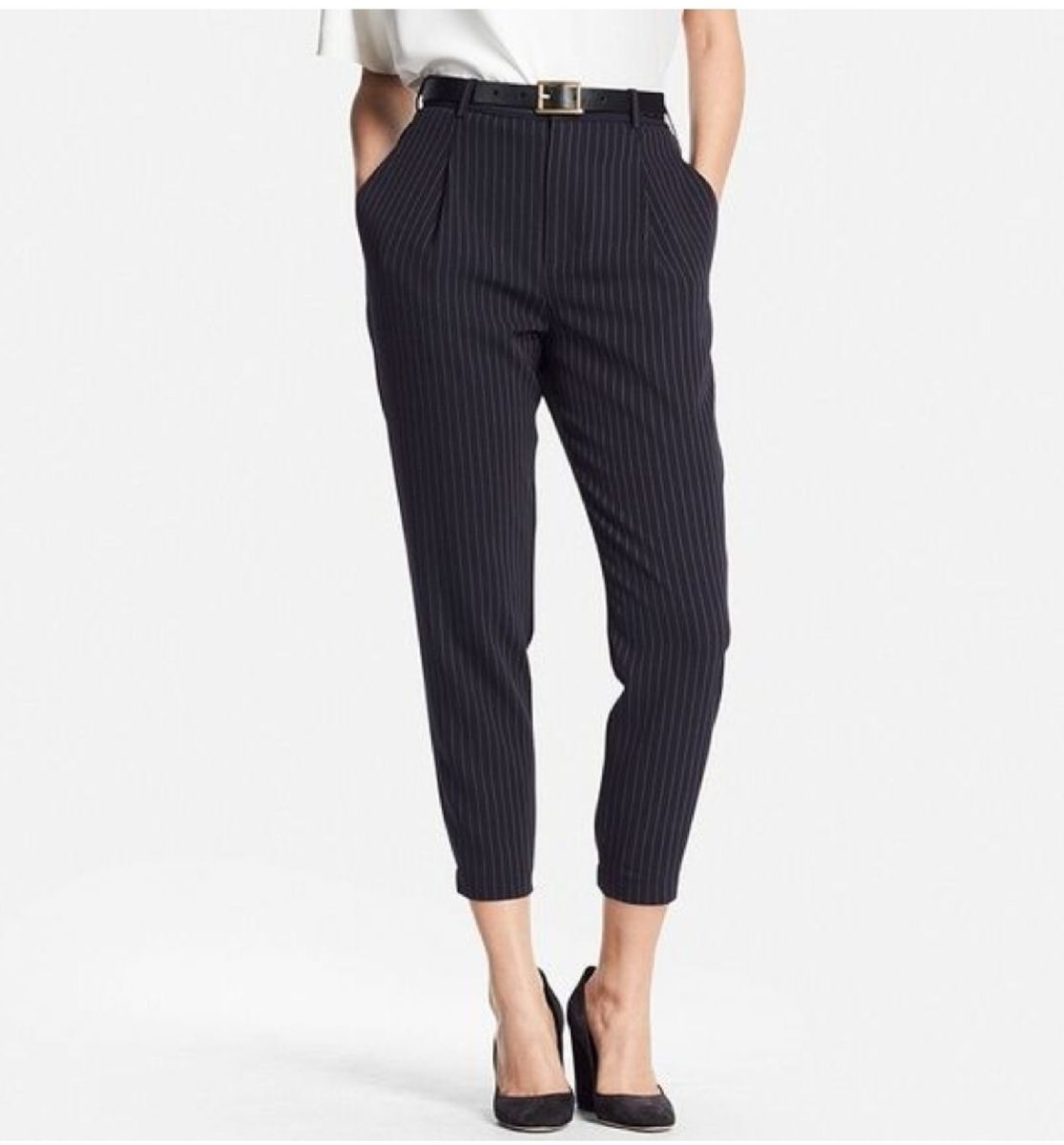 calça feminina risca de giz