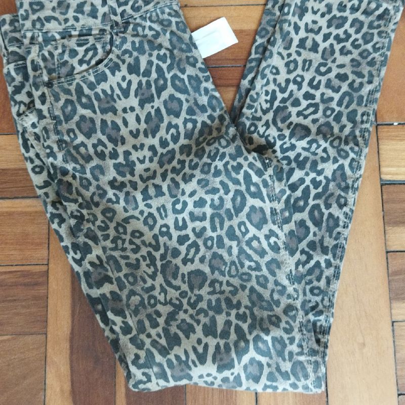 Calça animal print renner fashion