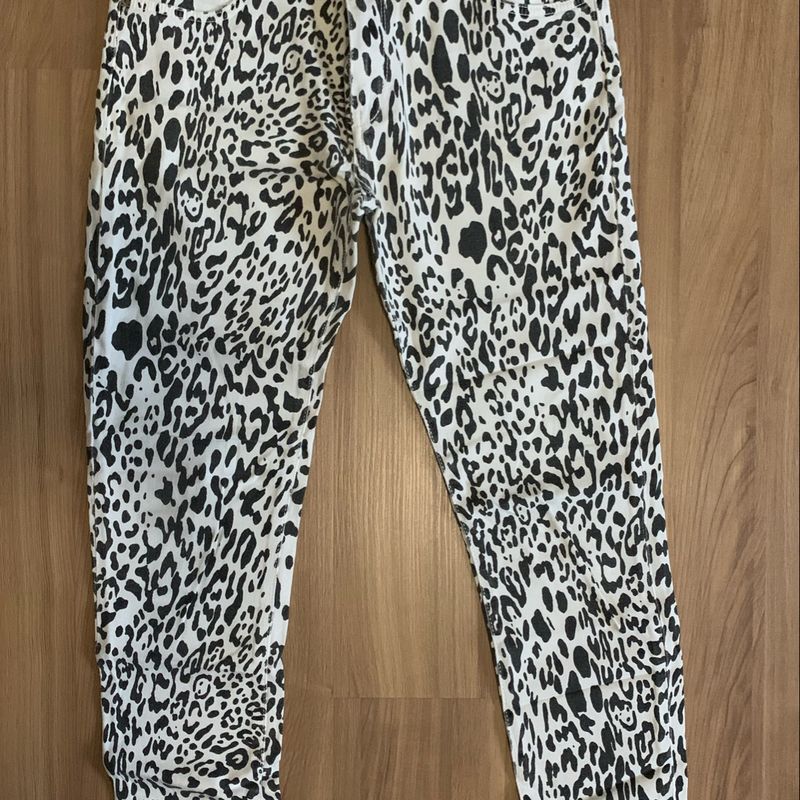 Calça animal sale print zara