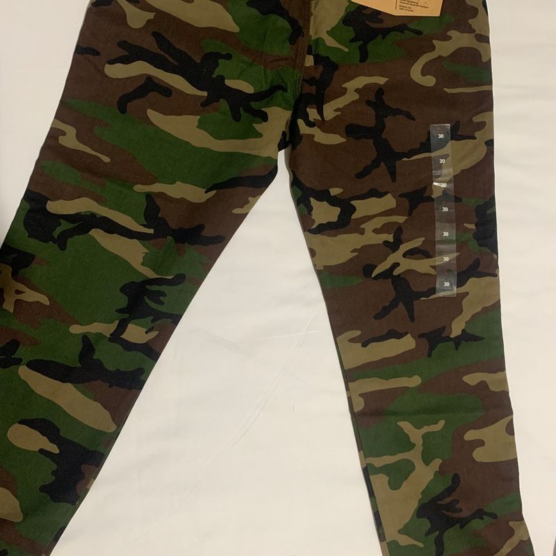 Calça vans store authentic jogger camuflada