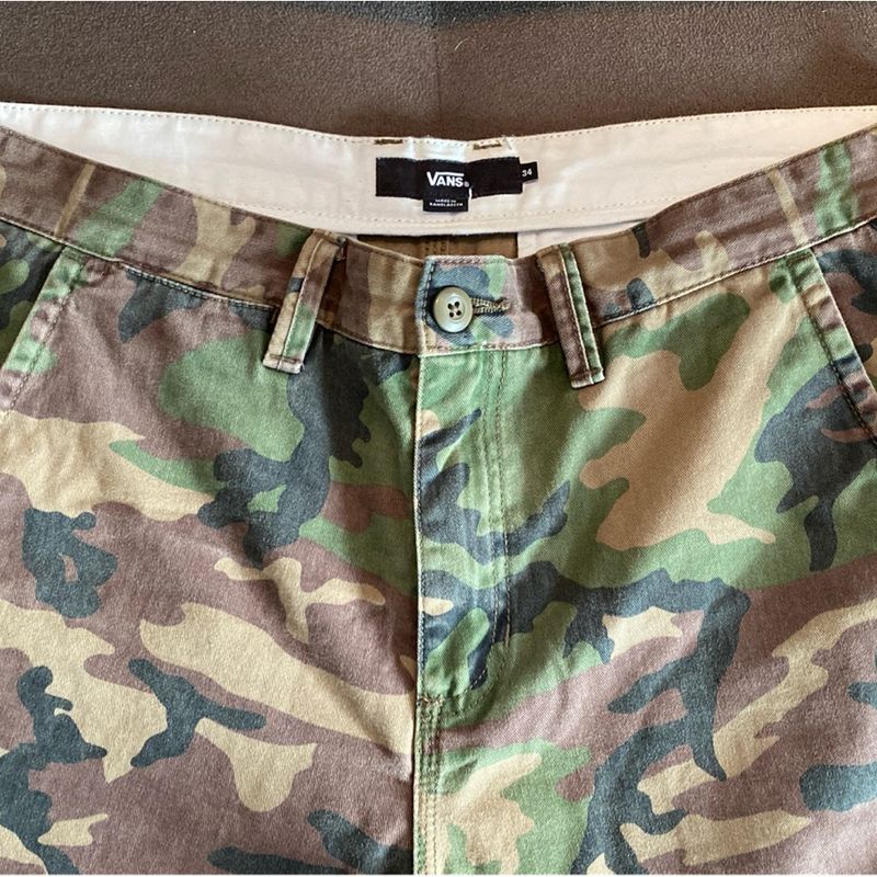 Calça vans authentic jogger hot sale camuflada