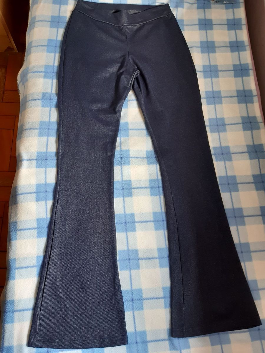 calça bailarina jeans
