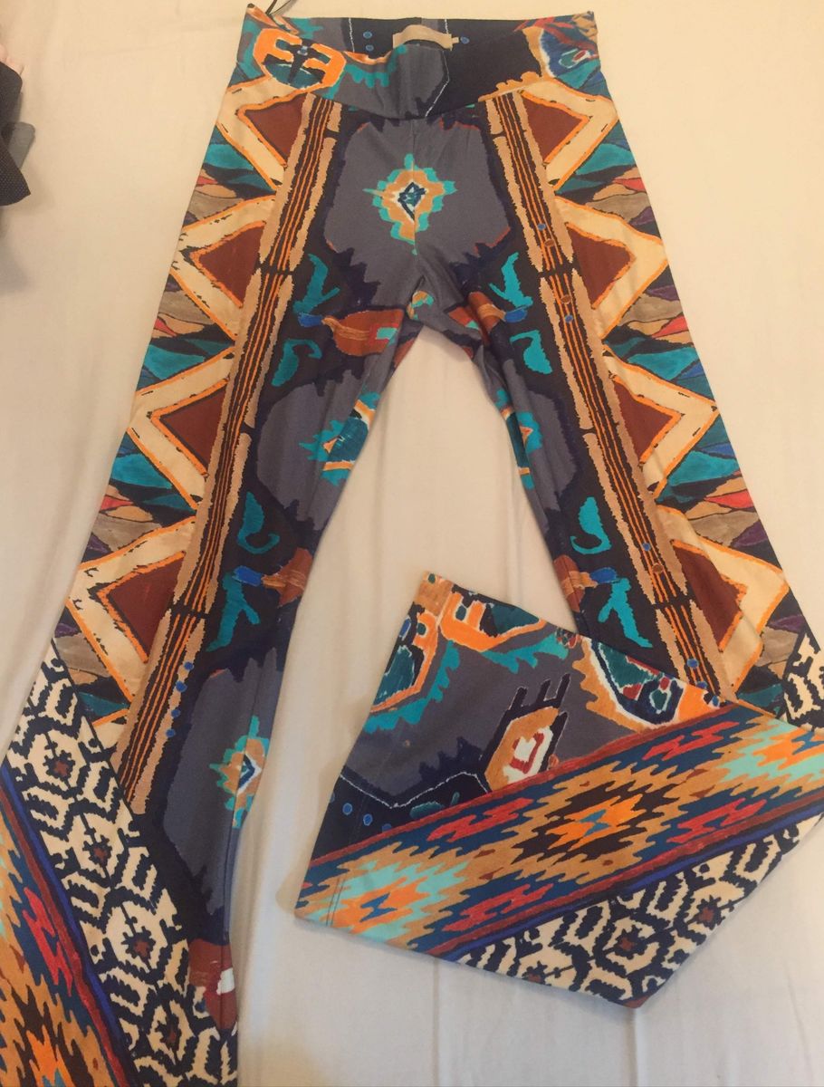 calça bailarina estampada