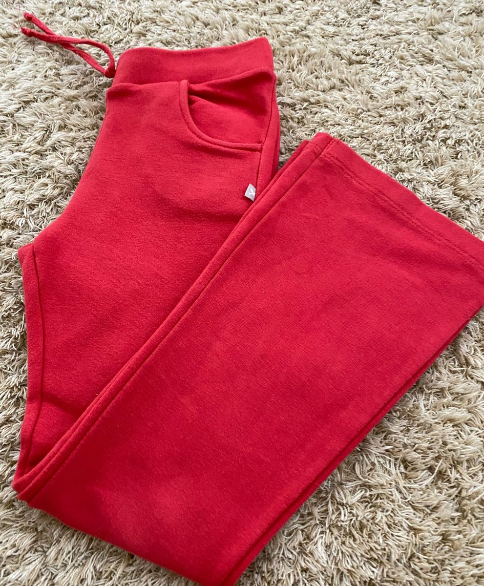 calça bailarina vermelha