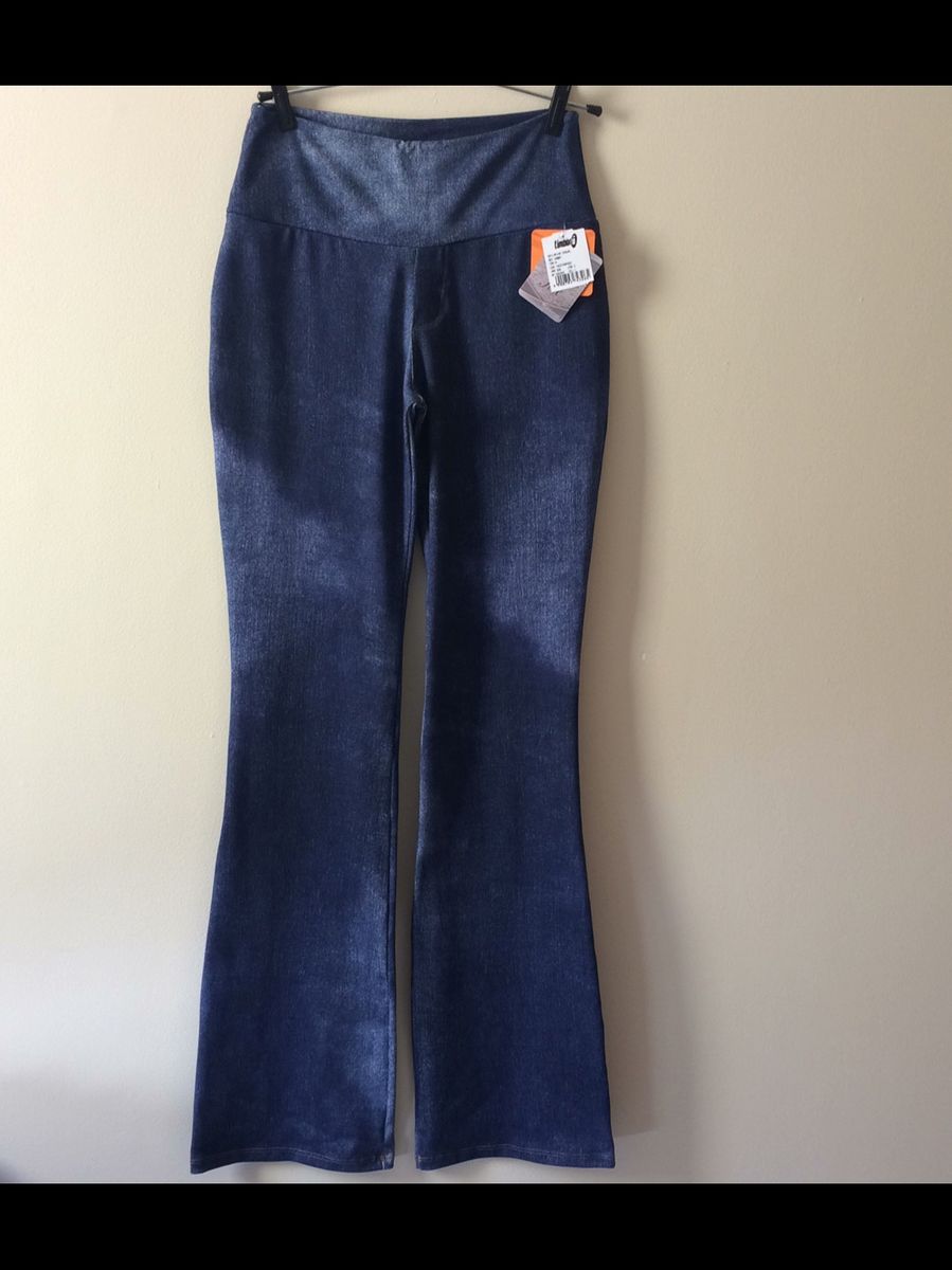 calça bailarina jeans