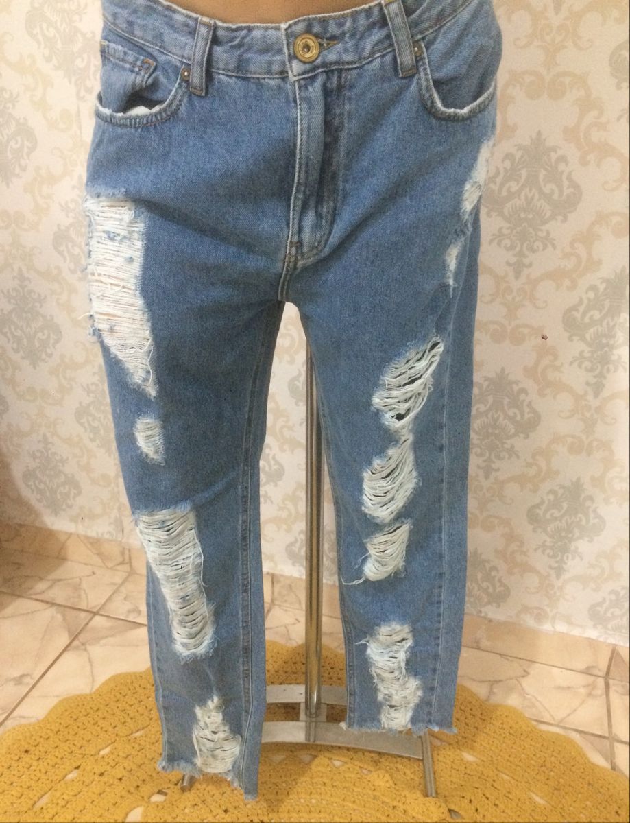 calça boyfriend jeans