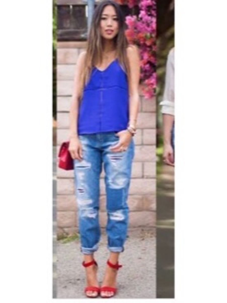 calça boyfriend