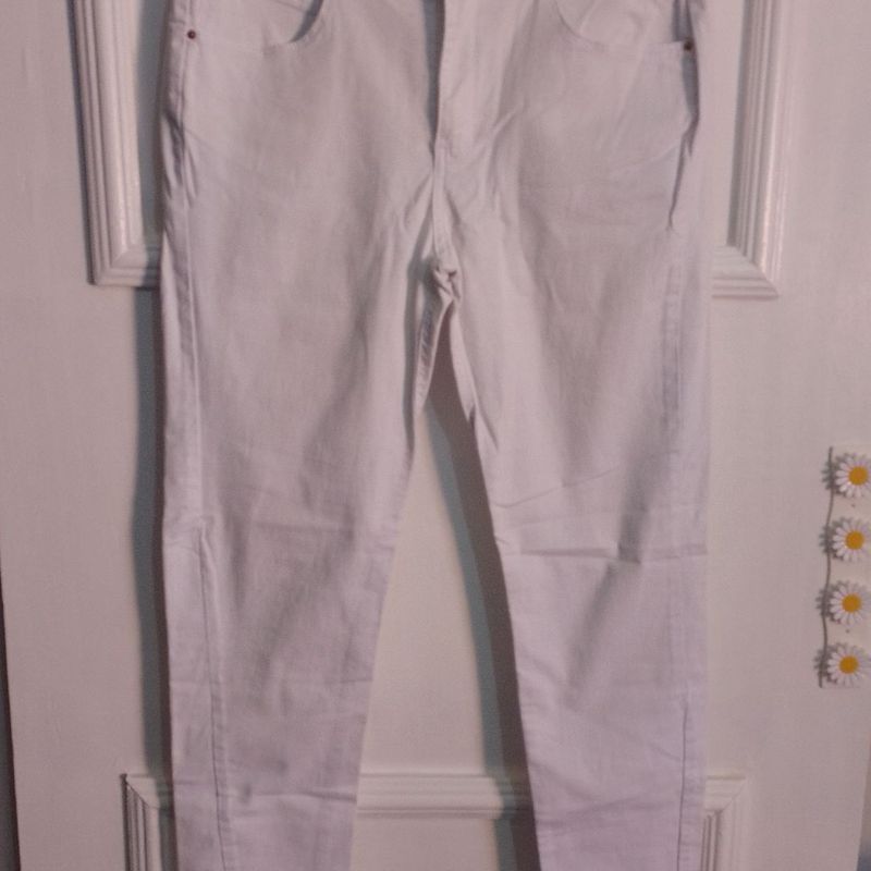 Calça branca feminina marisa cheap