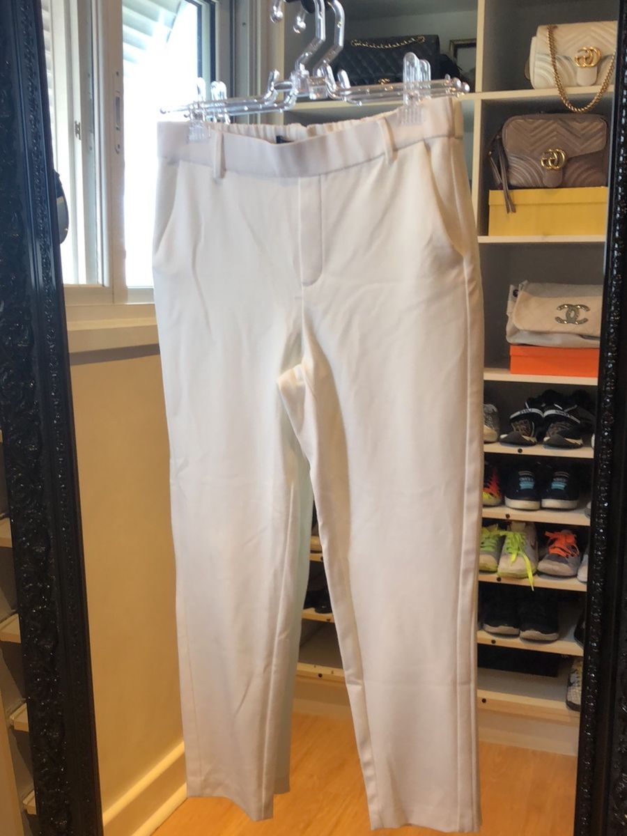 calça branca zara feminina