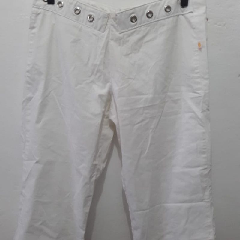 Calça best sale pescador branca