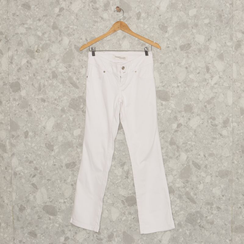 Looks CalÇa Branca Damyller Calça Outlet Mom Jeans Damyller CalÃ§a