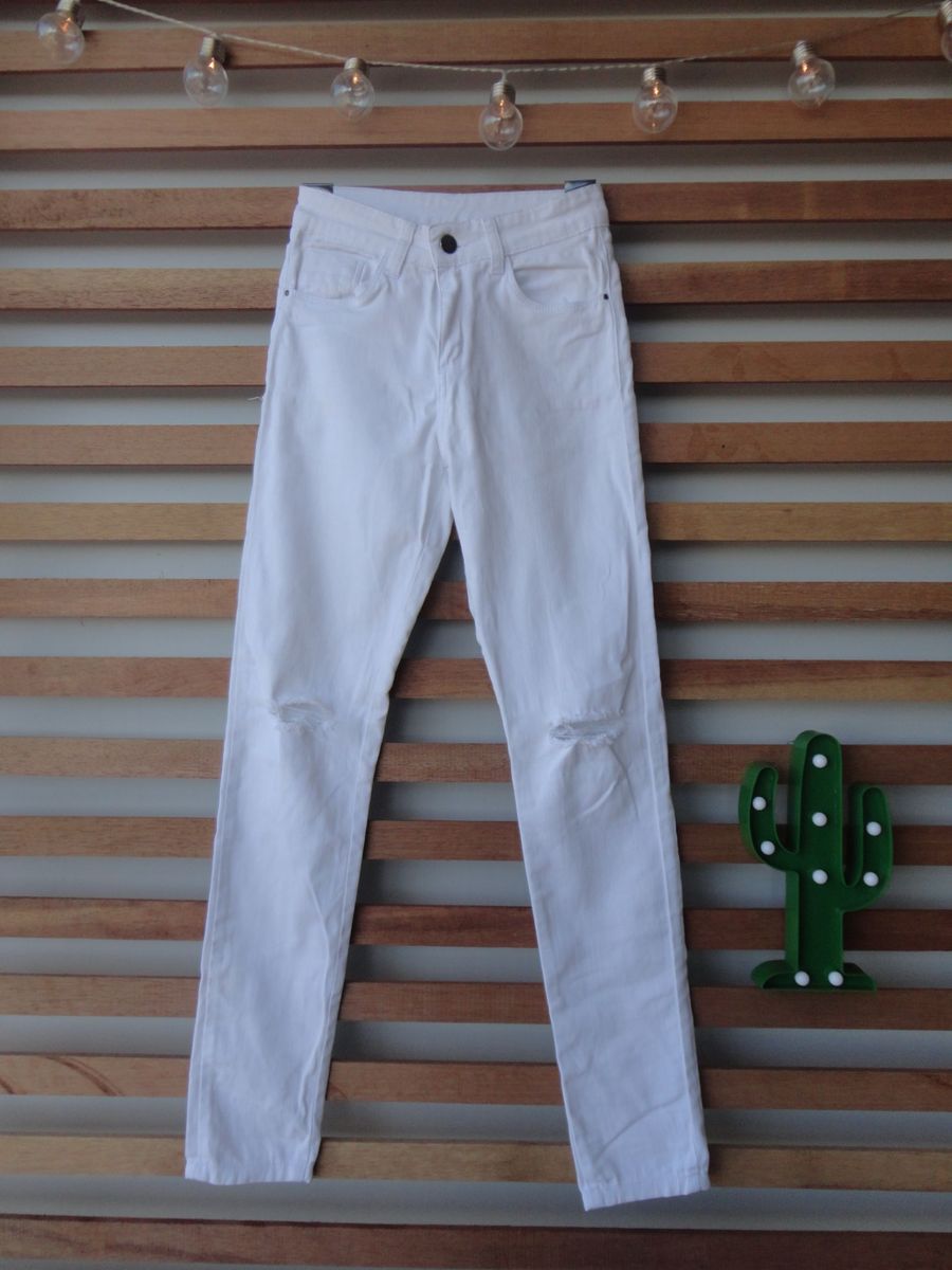 calça branca feminina biotipo